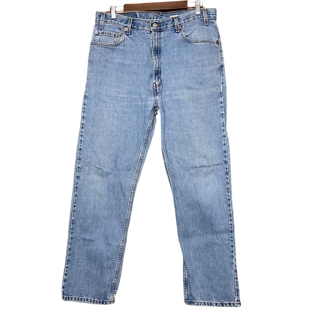 Vintage Men’s 90s / 00s / Y2K Levi’s 505 Regular Fit Light Wash Jeans Sz 36 x 30